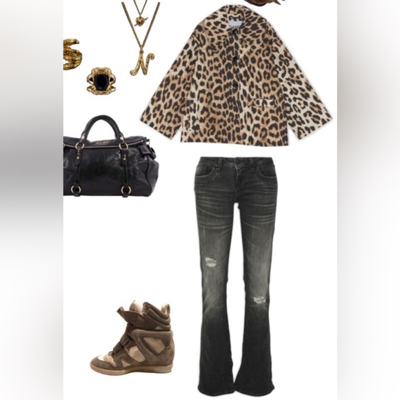 Leopard print faux fur bomber - Picture 5 of 10
